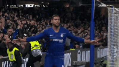 Soccer Player In Blue Yokohama Jersey GIF