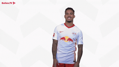 Soccer Player In Bullen TV Jersey GIF