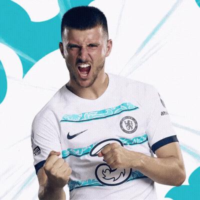 Soccer Player In Chelsea Shirt GIF