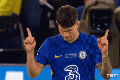 Soccer Player In Chelsea Shirt Thumbs Up GIF