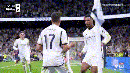 Soccer Player In Chevrolet Jersey With Crowd GIF