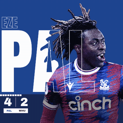 Soccer Player In Cinch Jersey On Blue Background GIF