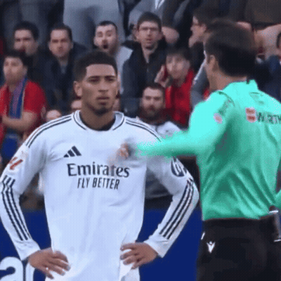 Soccer Player In Emirates Fly Better Jersey Touched GIF