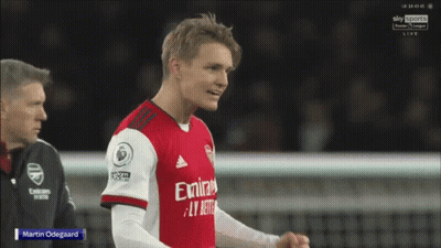 Soccer Player In Emirates Fly Better Shirt GIF