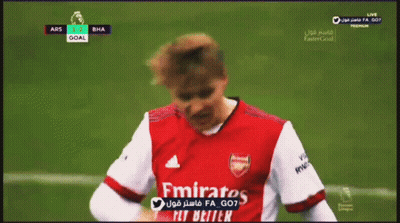 Soccer Player In Emirates Fly Better Shirt GIF