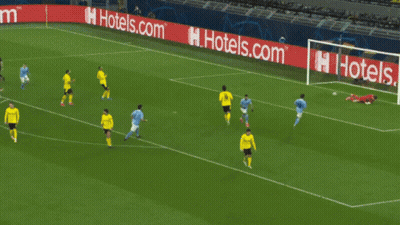 Soccer Player In Etihad Airways Shirt GIF