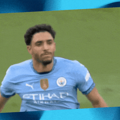 Soccer Player In Etihad Shirt GIF
