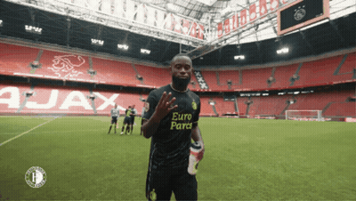 Soccer Player In Euro Parcs Jersey On Field GIF