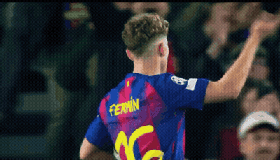 Soccer Player In Fermin Jersey GIF