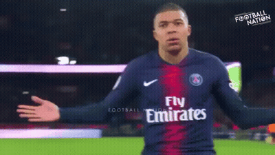 Soccer Player In Fly Emirates Jersey GIF