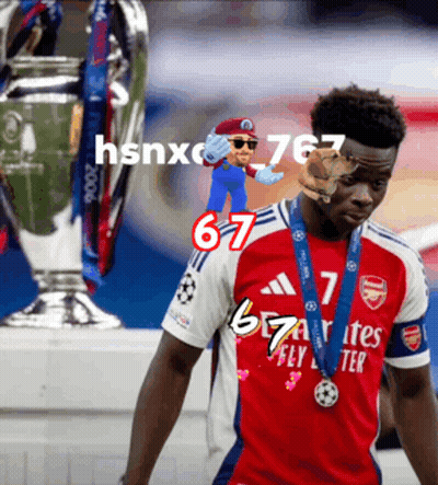 Soccer Player In Fly Emirates Jersey GIF