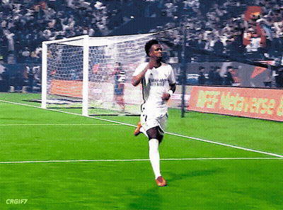 Soccer Player In Fly Emirates Shirt Running GIF