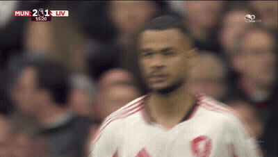 Soccer Player In Front Of Crowd On TV GIF