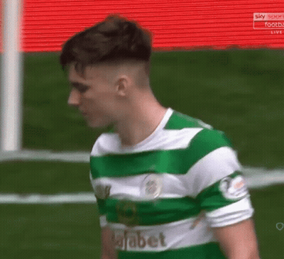 Soccer Player In Green And White Jersey GIF