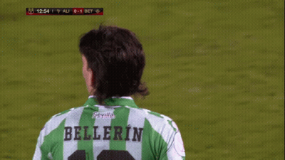 Soccer Player In Green And White Shirt Number 2 GIF