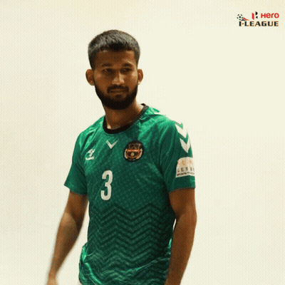 Soccer Player in Green Jersey Number 3