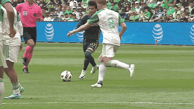Soccer Player In Green Jersey Number 8 GIF