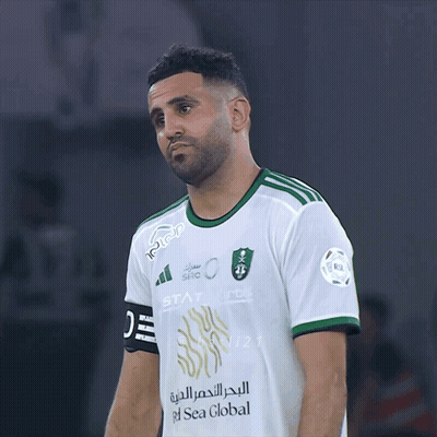 Soccer Player In Green White Jersey Saying Ri Sea Global GIF
