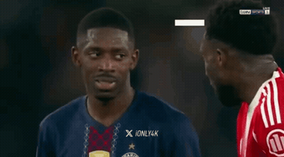 Soccer Player In Ionly4k Shirt Talking To Another GIF