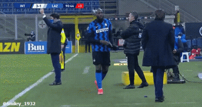 Soccer Player In Irelli Jersey GIF