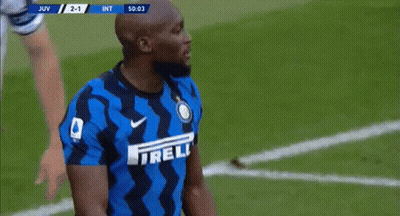Soccer Player In Irelli Jersey GIF