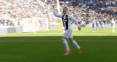 Soccer Player In Jeep Jersey Celebrating Goal GIF