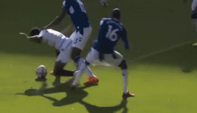 Soccer Player In Jeep Jersey GIF