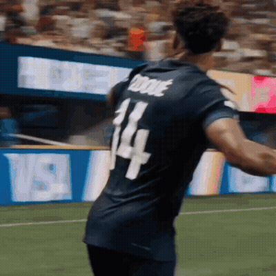 Soccer Player In Jersey Number 14 GIF