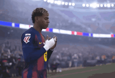Soccer Player In Jersey With Letter U GIF