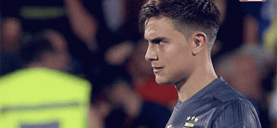 Soccer Player In Juventus Jersey GIF