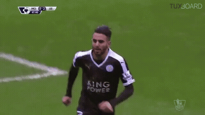 Soccer Player In King Power Jersey GIF