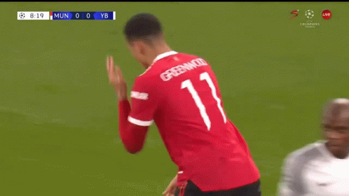 Soccer Player In Kohler Jersey Covering Face GIF