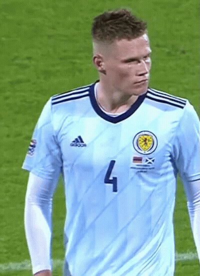 Soccer Player In Light Blue Adidas Jersey Number 4 GIF