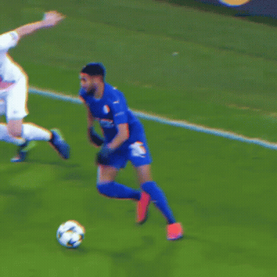 Soccer Player In Light Blue Shirt And Black Gloves GIF