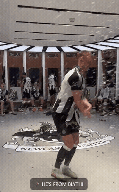 Soccer Player In Locker Room Says Blythe GIF