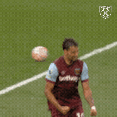 Soccer Player In Maroon Jersey Saying Betway GIF
