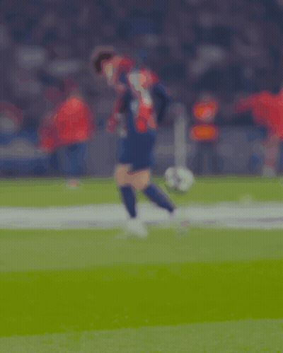 Soccer Player In Nike Jersey Looking Up GIF