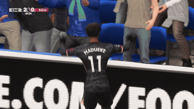 Soccer Player In Number 11 Jersey In Front Of Crowd GIF