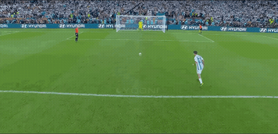 Soccer Player In Number 12 Jersey Kicking Ball Into Goal GIF