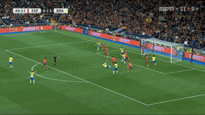 Soccer Player In Number 21 Jersey Running GIF
