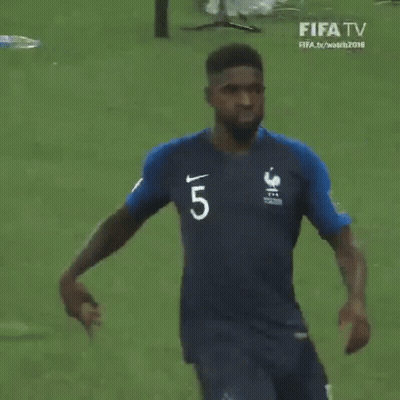 Soccer Player In Number 5 Jersey GIF