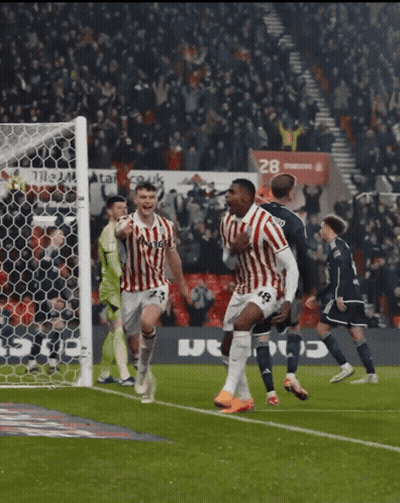 Soccer Player In Number 6 Jersey Running To Goal GIF