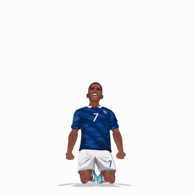 Soccer Player In Number 7 Jersey In Front Of Crowd GIF