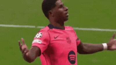 Soccer Player In Pink Shirt On Field GIF