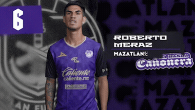 Soccer Player In Purple Jersey Number 6 GIF