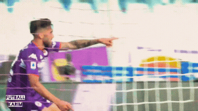 Soccer Player In Purple Jersey Number 9 GIF