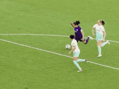 Soccer Player In Purple Manchester Jersey GIF