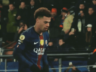 Soccer Player In Qatar Airlines Jersey GIF