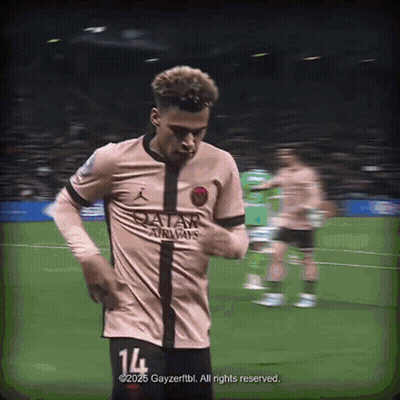 Soccer Player In Qatar Airlines Shirt GIF