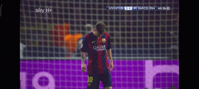Soccer Player In Qatar Airways Jersey GIF